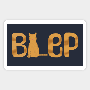 Blep - cat (orange cat version) Magnet